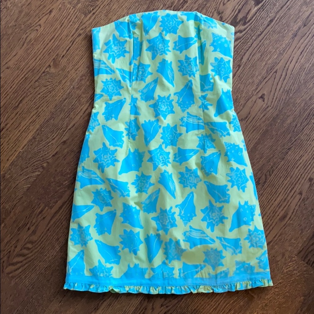 Lilly Pulitzer strapless dress,  size 8